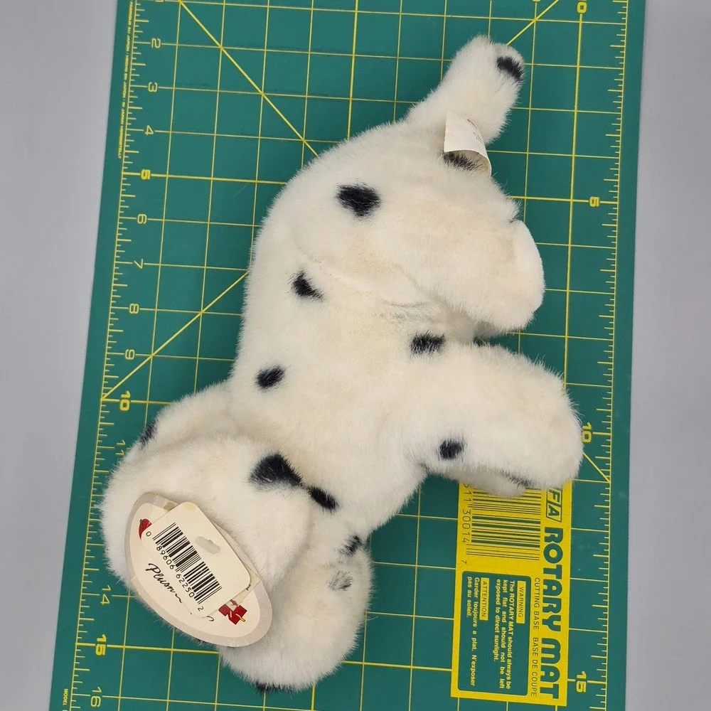 Chosun Vintage Dalmatian Puppy Plush Spotted Dog‎ White Black Kay-Bee Tag 62250